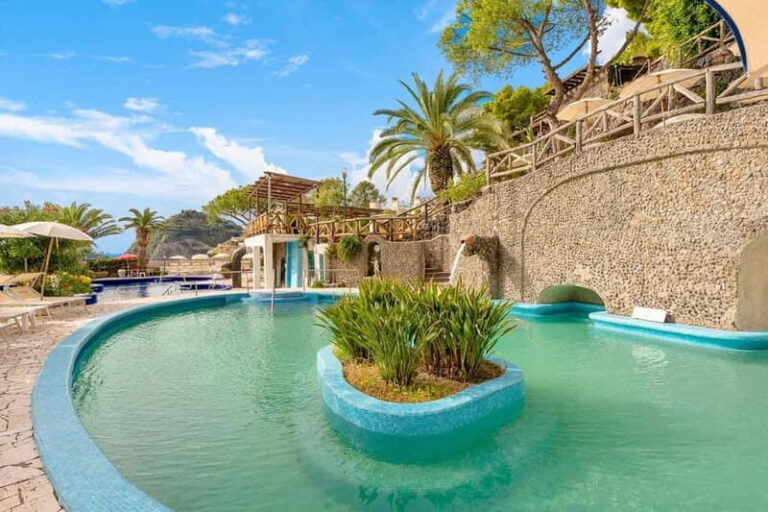 From Procida: Ischia Relax Thermal Park+ Visit to Sant Angelo+ Transfers - The Unique Charm of Sant’Angelo