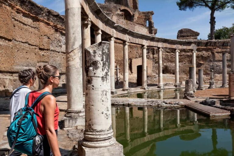 From Rome: Villa Adriana Private Day Trip by train - The Itinerary in Detail