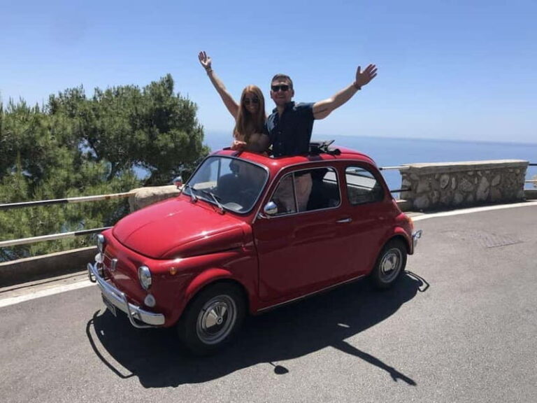 From Salerno: Amalfi Coast Vintage Fiat 500 Tour - Discovering the Amalfi Coast in a Vintage Fiat 500