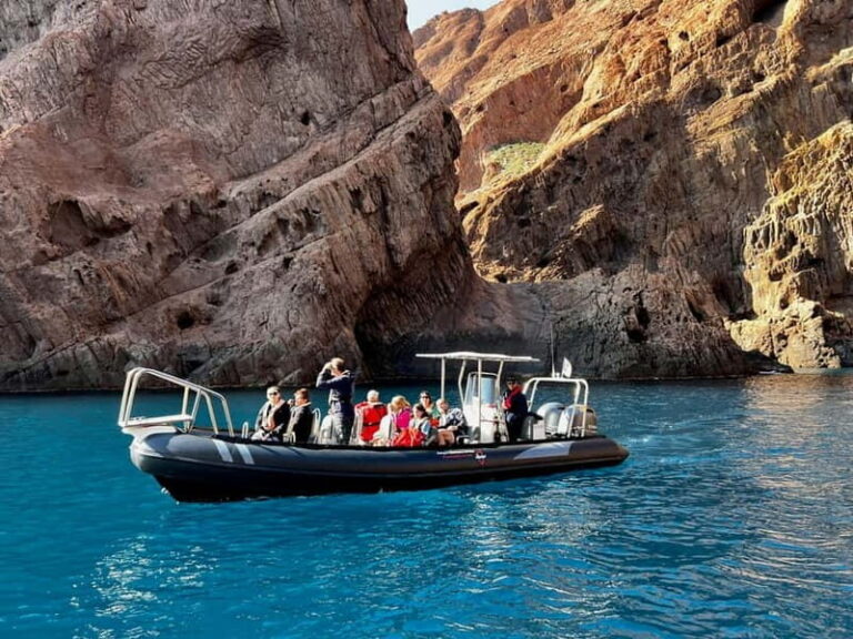 From Sant Ambroggio: Scandola, Girolata & Calanques de Piana - Snorkeling and Swimming in Turquoise Waters