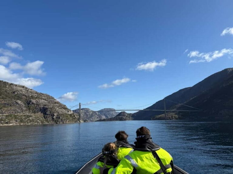 From Stavanger: Lysefjorden & Pulpit Rock Safari by RIB - What Sets This Tour Apart?