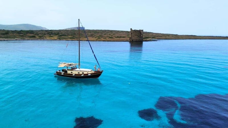 From Stintino: wooden boat excursion to Asinara Island