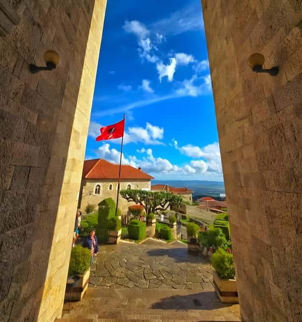 From Tirana/Golem/Durres: Kruja, Bazaar, Sari Salltik Tour - Transportation & Group Size