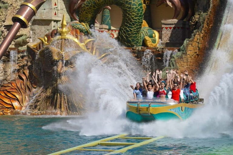 Gardaland Park and SEA LIFE: Open Date Entry Ticket - A Day at Gardaland Park: Rides, Themes, and Atmosphere