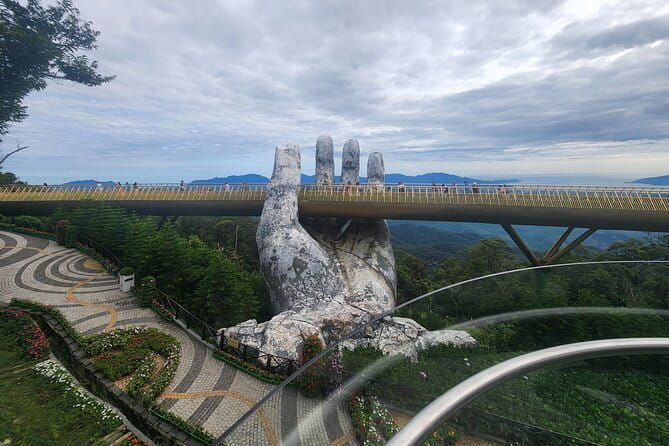 Golden Bridge- Buddha Both Hands- Ba Na Hills & My Son Sanctuary - Exploring Da Nang’s Best with the Golden Bridge, Ba Na Hills & My Son Sanctuary Tour