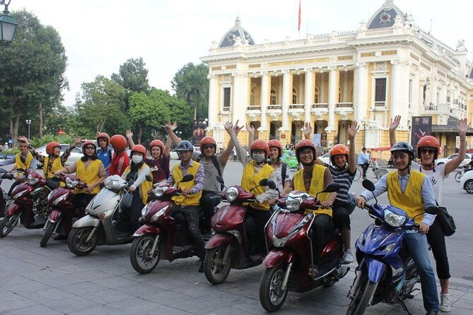 Hanoi City Motorbike Tour with Banana Island and Local Food - Key Points