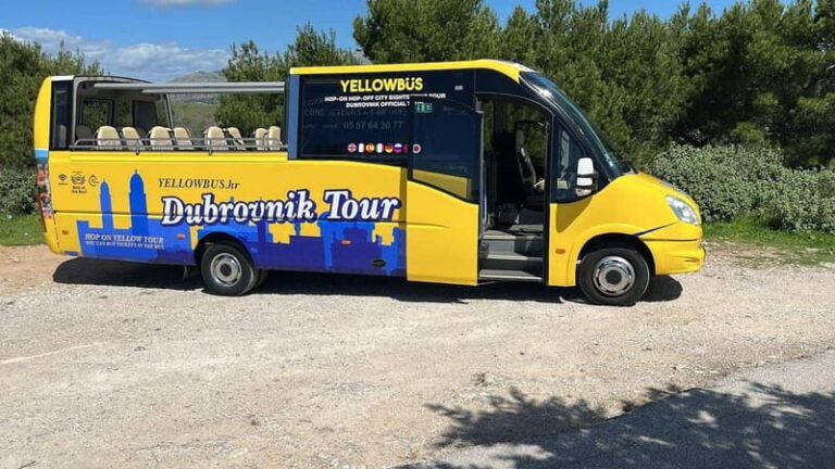 Hop-On Hop-Off Yellow Cabrio Tour: See Dubrovnik in 90mins - What to Expect During the 90-Minute Ride