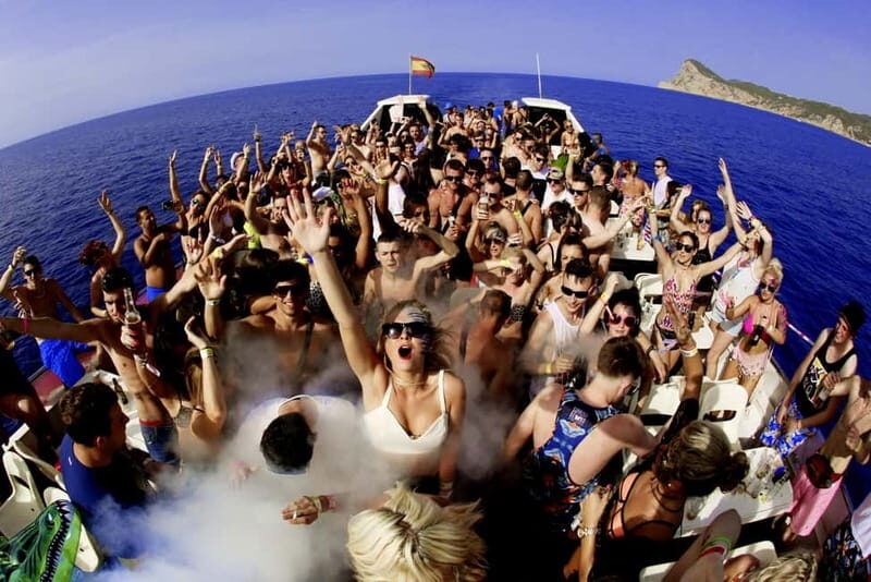 Ibiza Sunset Boat Party with 3hrs Open Bar + 3 Club Entries - The Itinerary in Detail