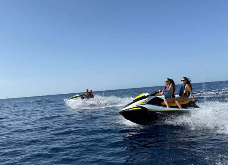 Jet Ski Adventure to the pristine Cala Conta - An In-Depth Look at the Ibiza Jet Ski Tour