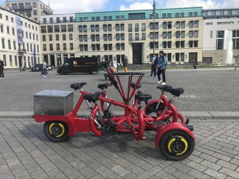 Jetbike Berlin fun bike beer bike - The Itinerary: What to Expect