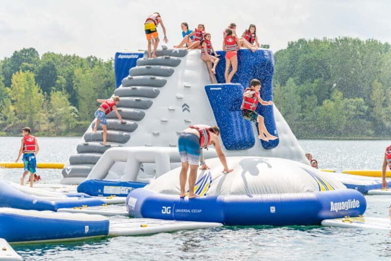 Kent: Aqua Park Inflatable Water Course Ticket for Two - Starting the Adventure: Check-in & Safety Briefing