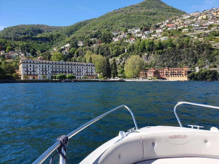 Lake Como: 1-Hour Private Boat Tour With Skipper - What Makes This Tour Special