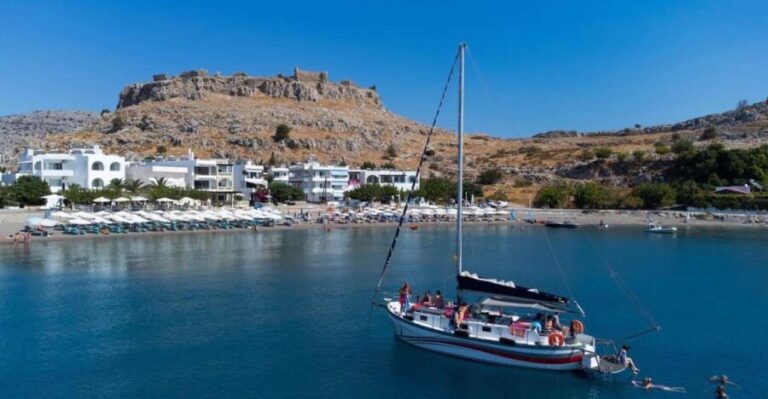 Lindos: Sailboat Cruise with Prosecco and more - The Experience in Detail