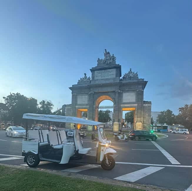 Madrid: 1 hour Highlight City Tour By Eco Tuk Tour - Detailed Breakdown of the Itinerary