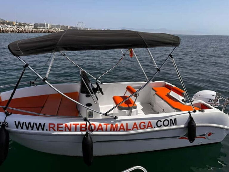 Malaga: Boat rental without license - The Itinerary and Experience Breakdown