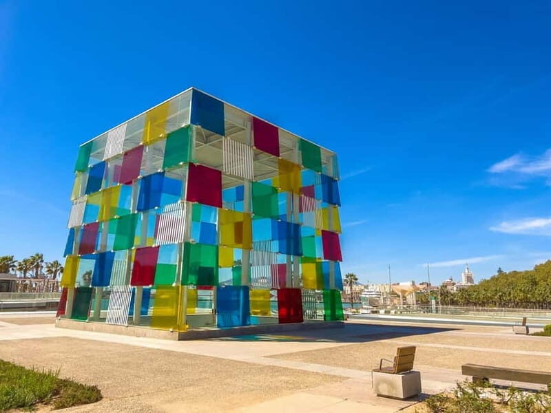 Malaga: Centre Pompidou Malaga Ticket and City Audio Guide - The Waterfront Setting and Community Vibe