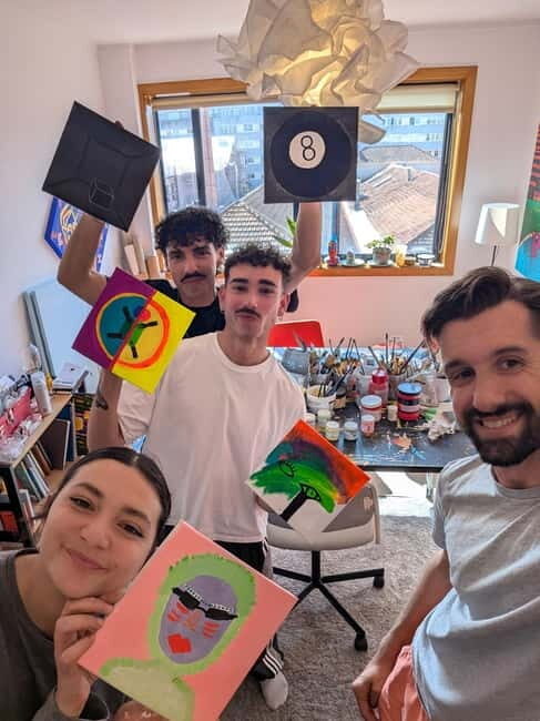 Matosinhos: Give Yourself Permission to Art Workshop - What to Expect During the Workshop