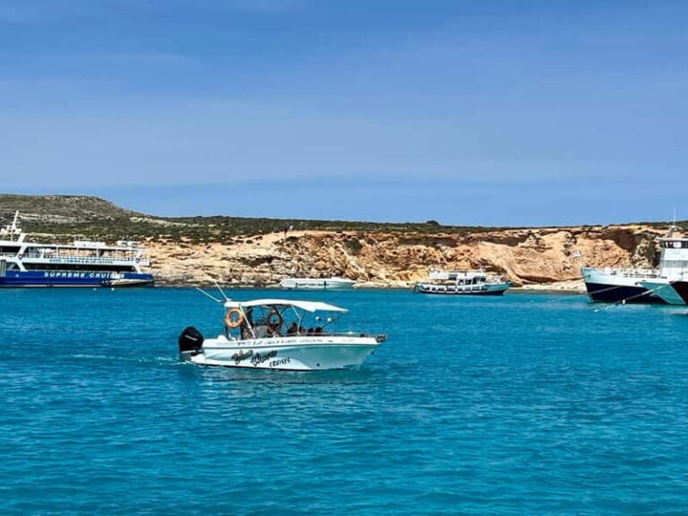 Mellieha: 1:00pm Speedboat round Comino Caves 2h Blue Lagoon - The Itinerary and What It Means for You