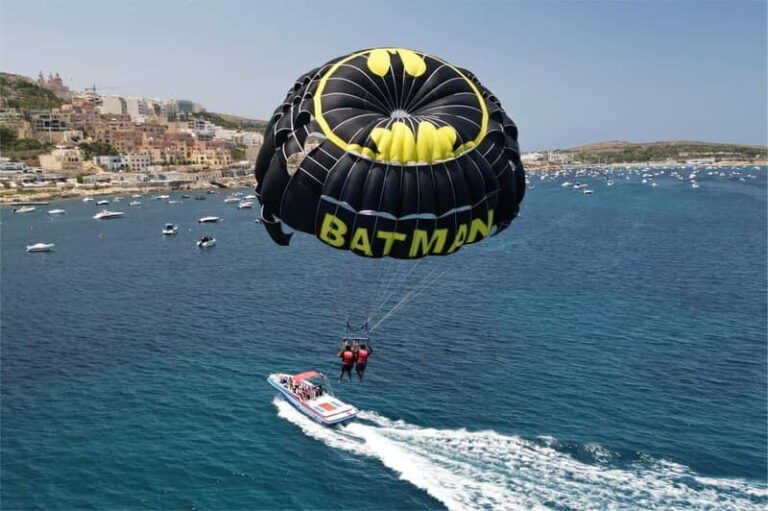 Mellieha Bay: Parasailing - An In-Depth Look at the Mellieha Bay Parasailing Tour