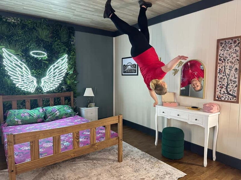 Metrocentre: Upside Down House Entry Ticket - Themed Rooms and Unique Features