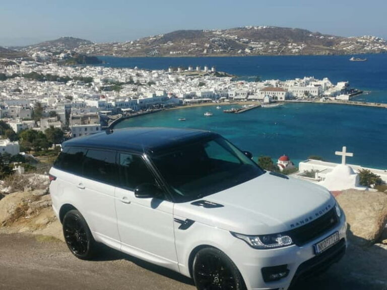 Mykonos: Private Tour with Range Rover - The Sum Up