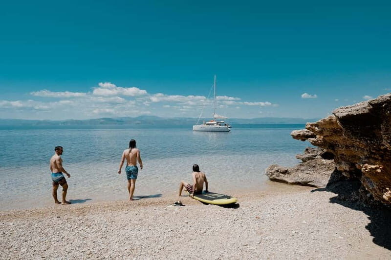 Nafplio: Catamaran Cruise with Meal and Drinks - The Stops and Activities