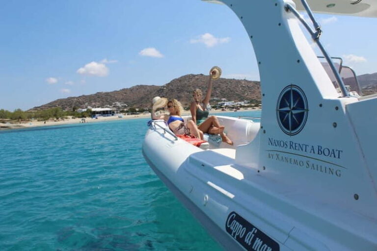 Naxos: Private Motorboat Cruise to Small Cyclades Islands - What’s Included and What’s Not
