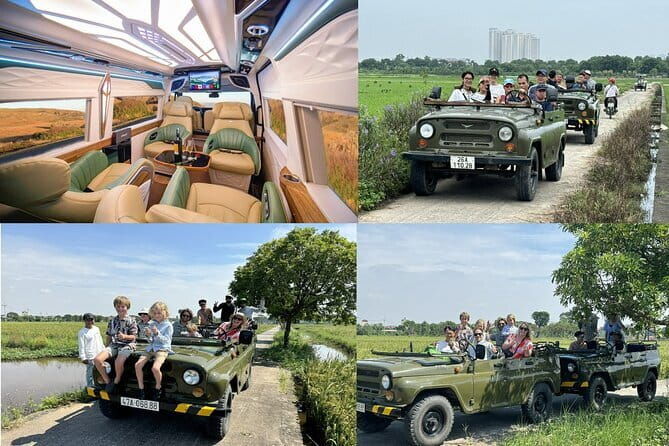 Ninh Binh Army Jeep see Highlight Start From Hanoi By Limousine - Introduction