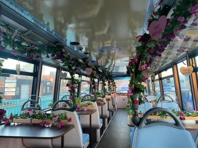 Oasis Inspired Afternoon Tea Bus Tour - What to Expect: A Step-By-Step Breakdown