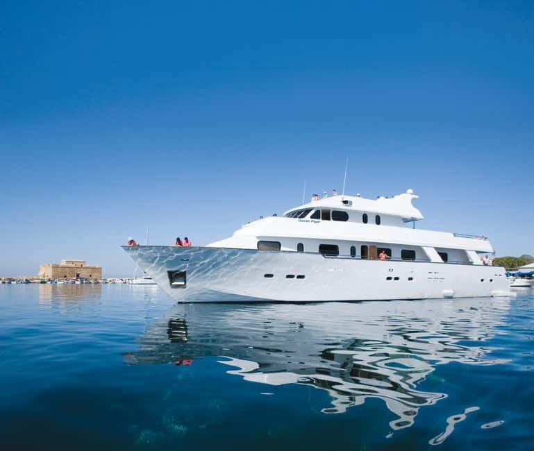Paphos: Adults Only Cruise with Drinks, Food, Bus, Swim Stop - The Detailed Itinerary