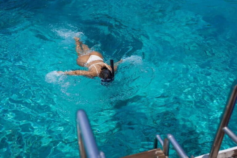 Paphos/Akamas: Blue Lagoon Bus & Boat Tour with Water Slide - Deep Dive into the Experience