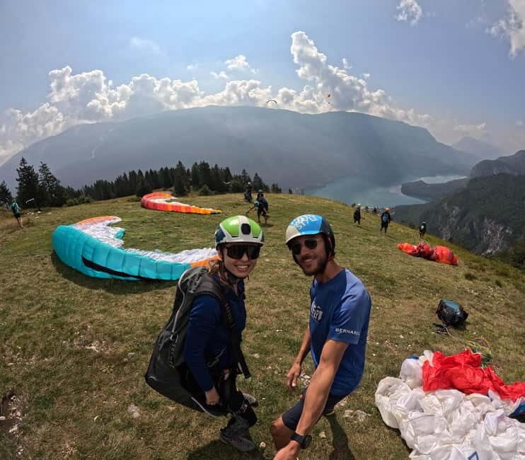 Paragliding on Lake Molveno - The Experience Itself – Step by Step