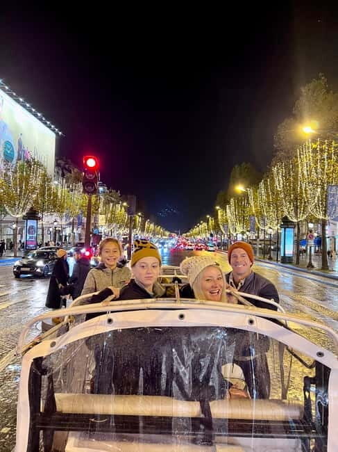Paris: Christmas Lights Tuk Tuk Tour - What’s Included and What’s Not