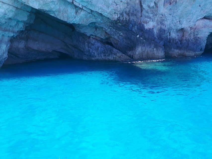 Porto Vromi: Navagio Beach & Blue Caves Private Boat Tour - Detailed Breakdown of the Itinerary