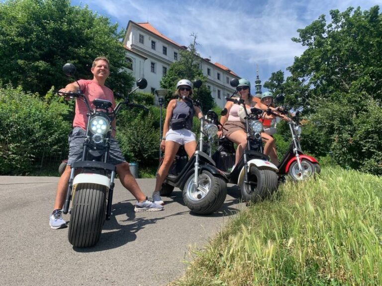 Prague 3 Hours Grand Fat-tire E-scooter Tour - Detailed Breakdown of the Itinerary