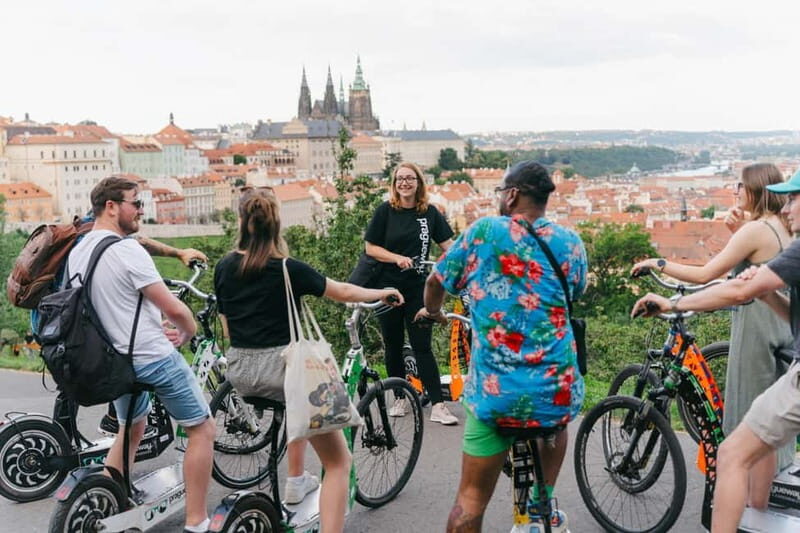 Prague: E-Scooter Grand City & Panoramas Small-Group Tour - The Experience in Detail