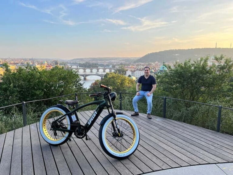 Prague Viewpoints & Historical Ebike Tour - Detailed Breakdown of the Itinerary
