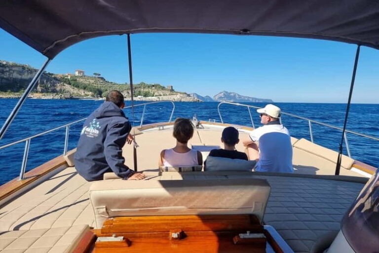 Private Capri Boat Day Tour From Sorrento - The Itinerary in Detail