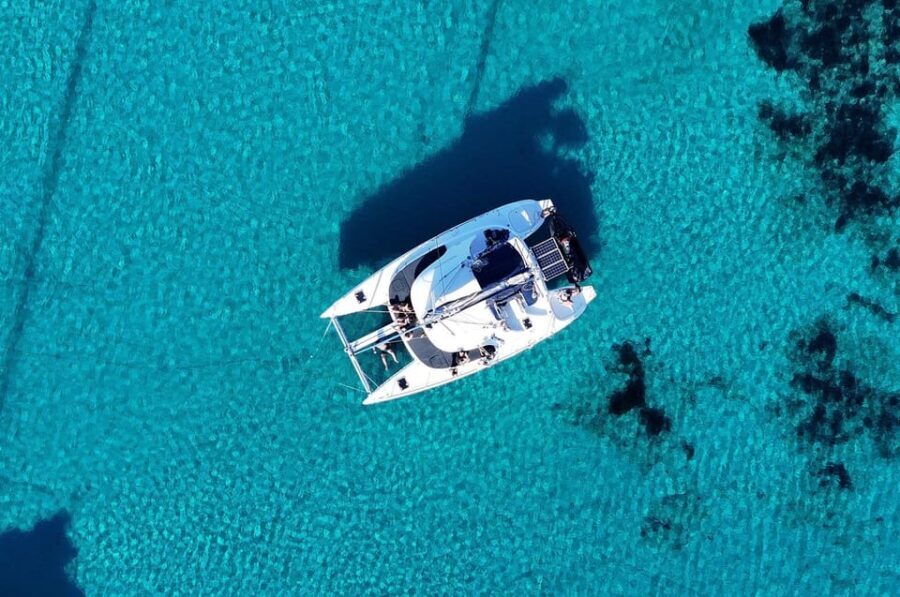 Private Catamaran Cruise Mykonos Delos with Meals & SUP