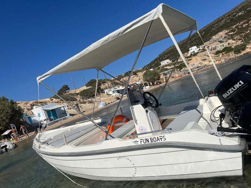 Provatas : Boat rental to Kleftiko - The Practicalities: What You Need to Know