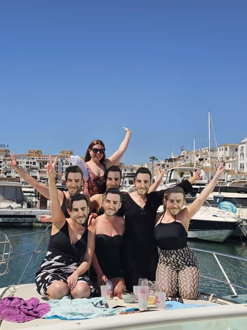 Puerto Banús: Bachelorette party on a yacht - Food and Drink Upgrades