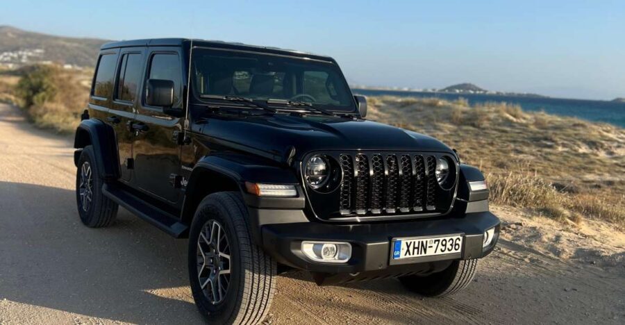 Rent Exclusive Jeep Wrangler 4x4e in Naxos - Who Should Consider This Jeep Rental?