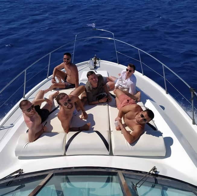 Rhodes island: private boat cruises to the best bays of Rhod - The Boat and Its Comfort
