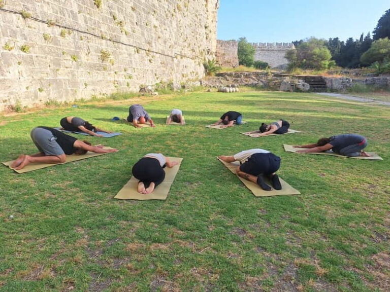 Rhodes Town: Outdoor Yoga at Grand Masters Garden - The Yoga and Meditation Session: Moving Mindfully in Nature
