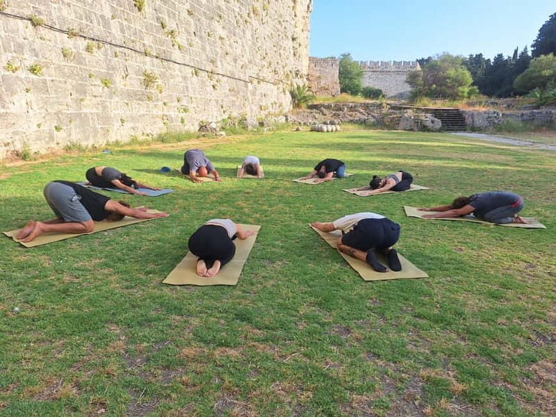 Rhodes Town: Outdoor Yoga at Grand Masters Garden - The Yoga and Meditation Session: Moving Mindfully in Nature