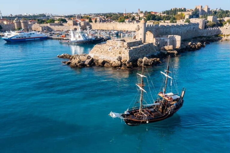 Rhodes:1-hour Sightseeing Day Cruise on an 18th-Century Boat - The Itinerary & What to Expect