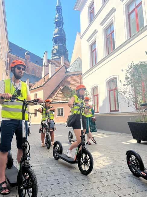 Riga Highlight Big wheel e-scooter Group or Private tour - The Itinerary Breakdown