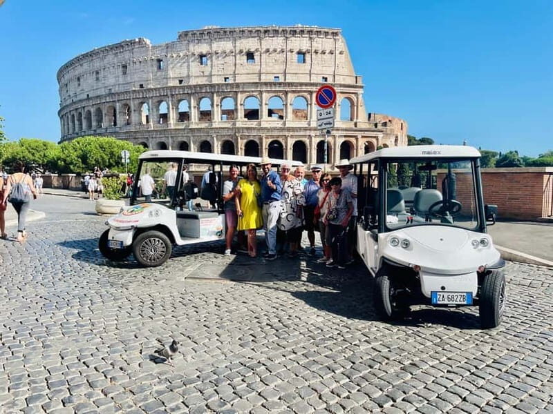 Rome: 4 hours Deluxe Golf cart Personalised Sightseeing tour - The Itinerary: What You’ll See and Do