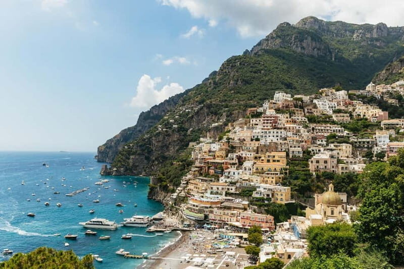 Rome: Amalfi Coast & Positano Day Trip with Coastal Cruise