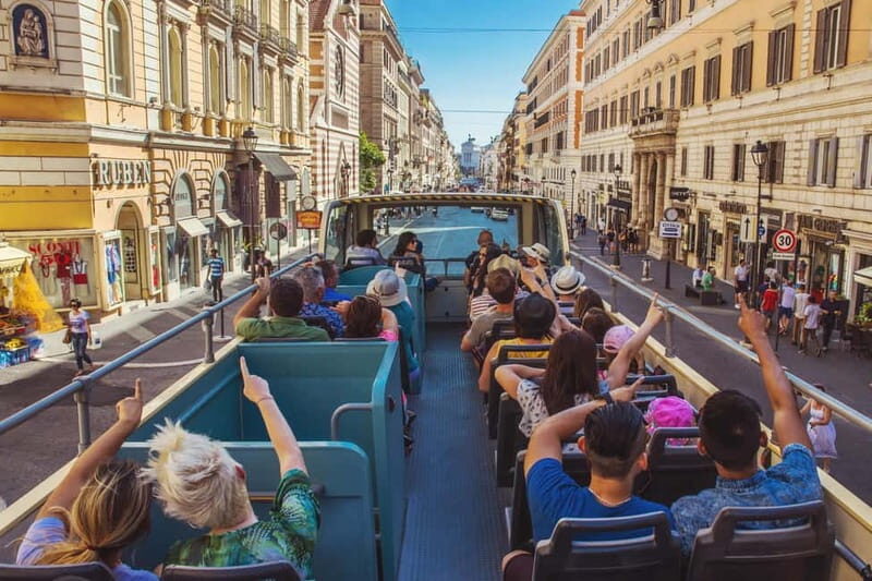 Rome: Big Bus Hop-on, Hop-off Open-Top Sightseeing Tour - The Experience on Board